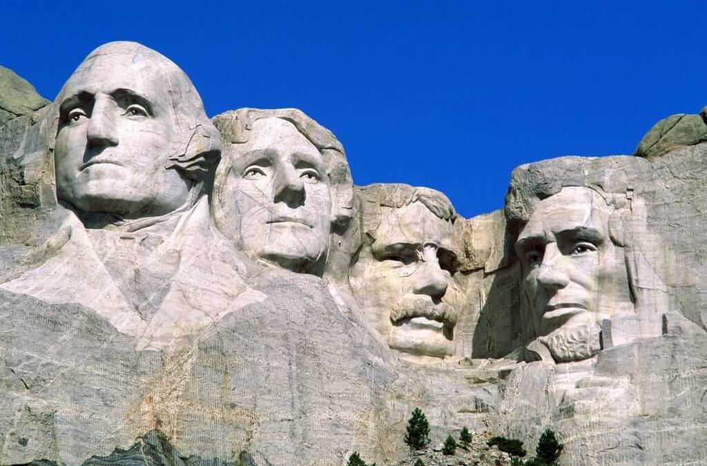 El monte Rushmore, los señores presidentes y la topografía