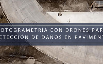 Fotogrametría con drones para detección de daños en pavimento
